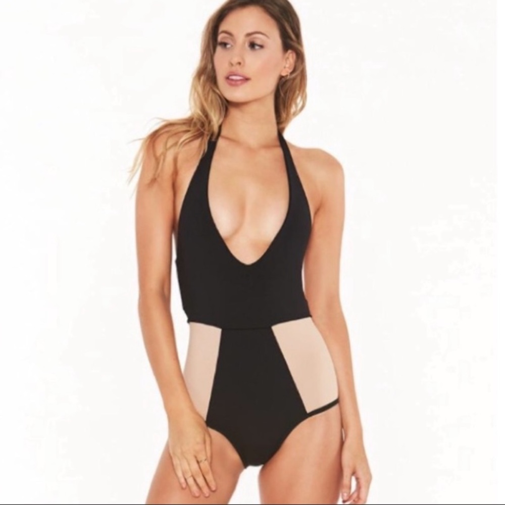 L*space One Piece Halter Top Swim
